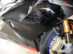 Removing Scratches from Plastic Fairings