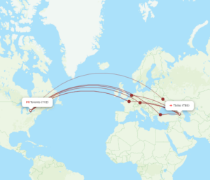 Flight Duration from Georgia to Canada