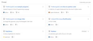 How to Pin Repositories on GitHub